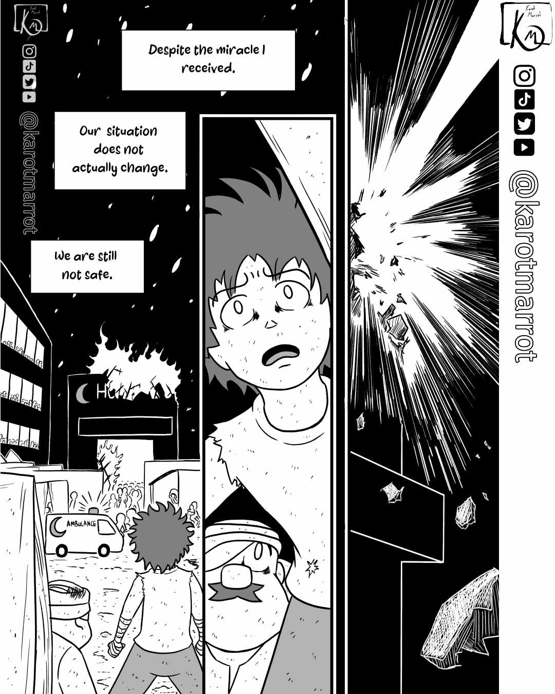 This boy from Gaza makes manga Chapter 0 21